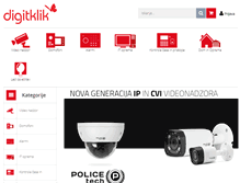 Tablet Screenshot of digitklik.si